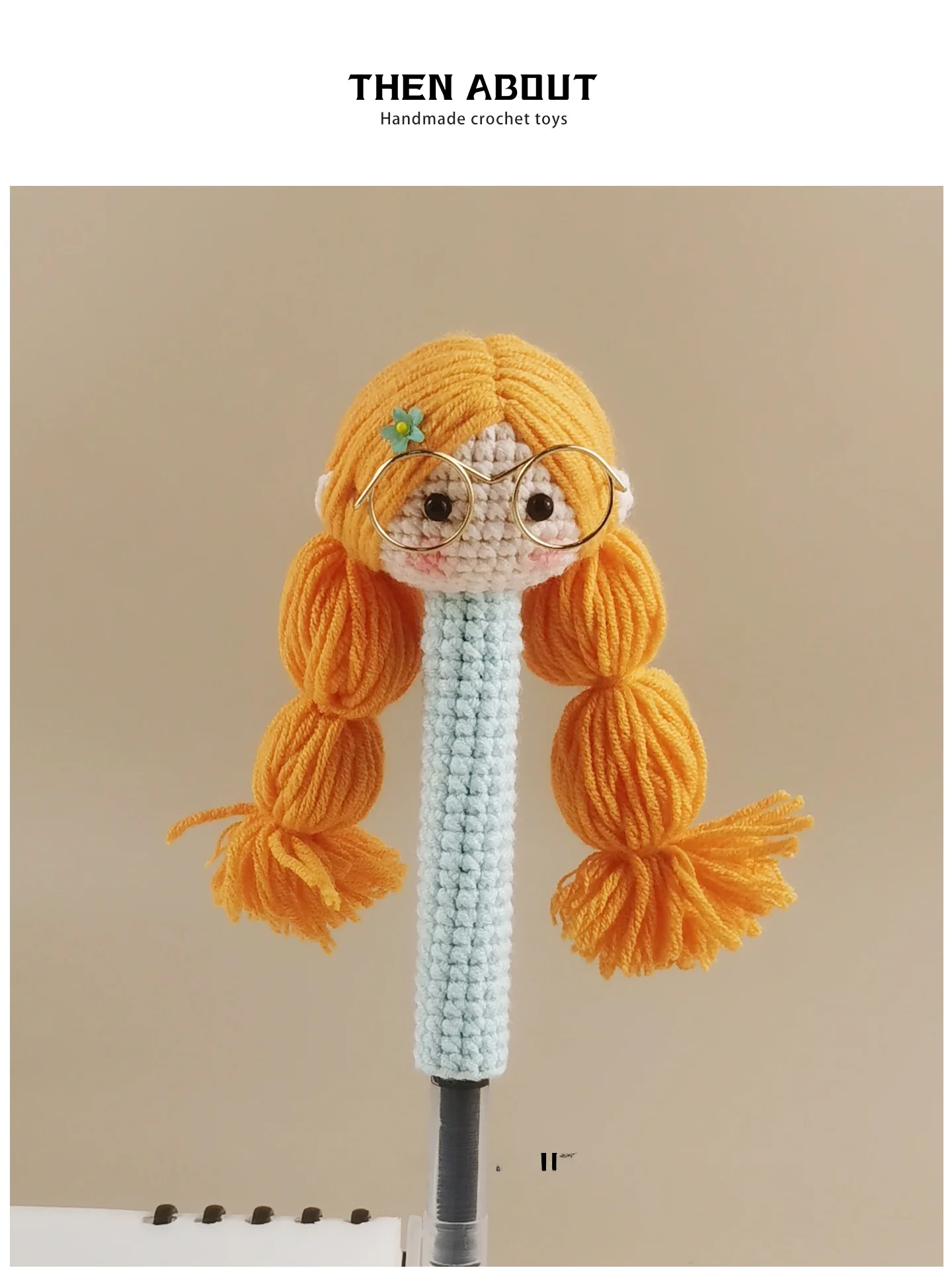 High Aesthetic Value Crocheted Woolen Pen Cap Cute Geeks Friend Exclusive Luxury Gift No Brand Eyegirls Daily Stationery
High Aesthetic Value Crocheted Woolen Pen Cap Cute Geeks Friend Exclusive Luxury Gift No Brand Eyegirls Daily Stationery