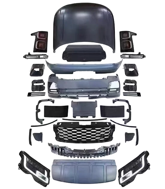 Детали тюнера для Range Rover Vogue L405 2013-2017, обновление до SVA Style 2020, комплект кузова, включает капот, фара, задние фонари, бампер
Детали тюнера для Range Rover Vogue L405 2013-2017, обновление до SVA Style 2020, комплект кузова, включает капот, фара, задние фонари, бампер