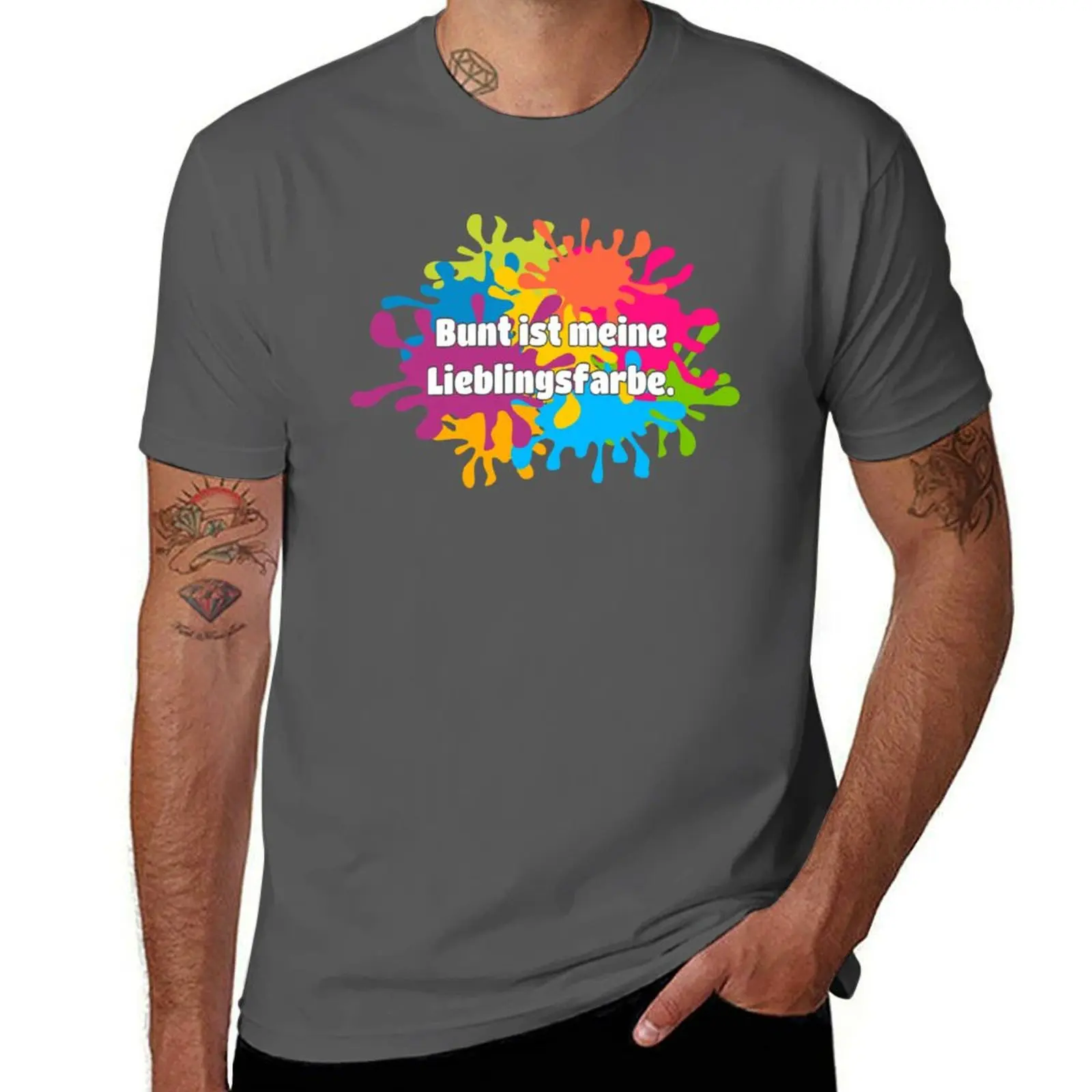 Bunt ist meine Lieblingsfarbe. T-Shirt T-shirts oversize valentines boutique clothes Short sleeve tee clothing for men
Bunt ist meine Lieblingsfarbe. T-Shirt T-shirts oversize valentines boutique clothes Short sleeve tee clothing for men