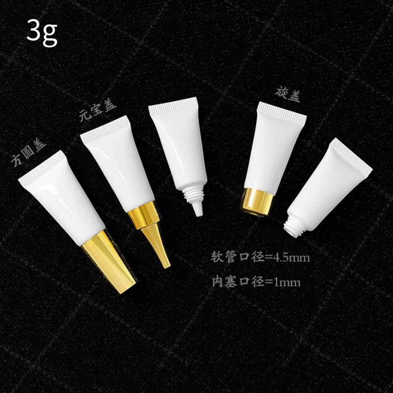 50-500 шт. пустой 3 г глянцевый белый мягкий тюбик для выдавливания шланга лосьон/сыворотка/крем от прыщей/мазь косметический контейнер образец портативный
50-500 шт. пустой 3 г глянцевый белый мягкий тюбик для выдавливания шланга лосьон/сыворотка/крем от прыщей/мазь косметический контейнер образец портативный