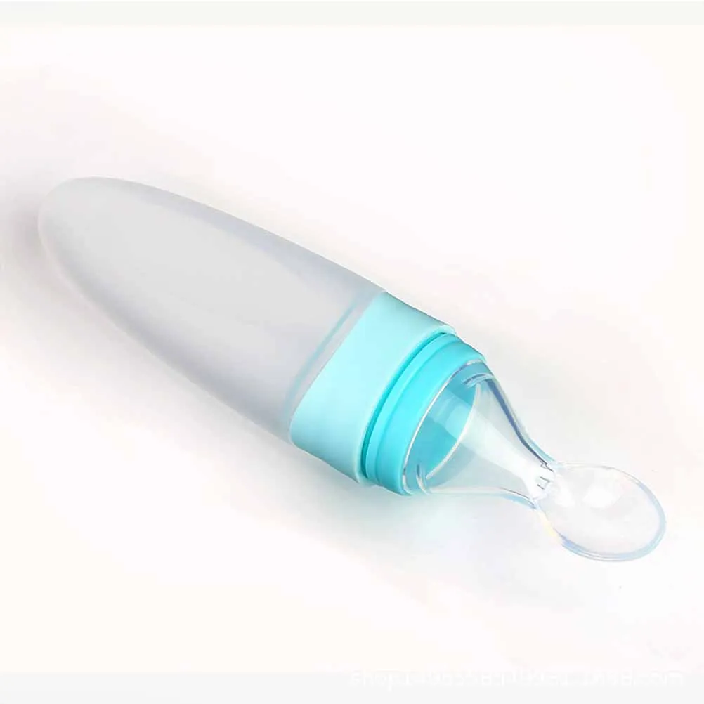 1pc Silicone Baby Feeding Bottle With Training Spoon For Infant Food Supplement Squeezing Feeder Puree Milk Dispenser Newborn
1pc Silicone Baby Feeding Bottle With Training Spoon For Infant Food Supplement Squeezing Feeder Puree Milk Dispenser Newborn