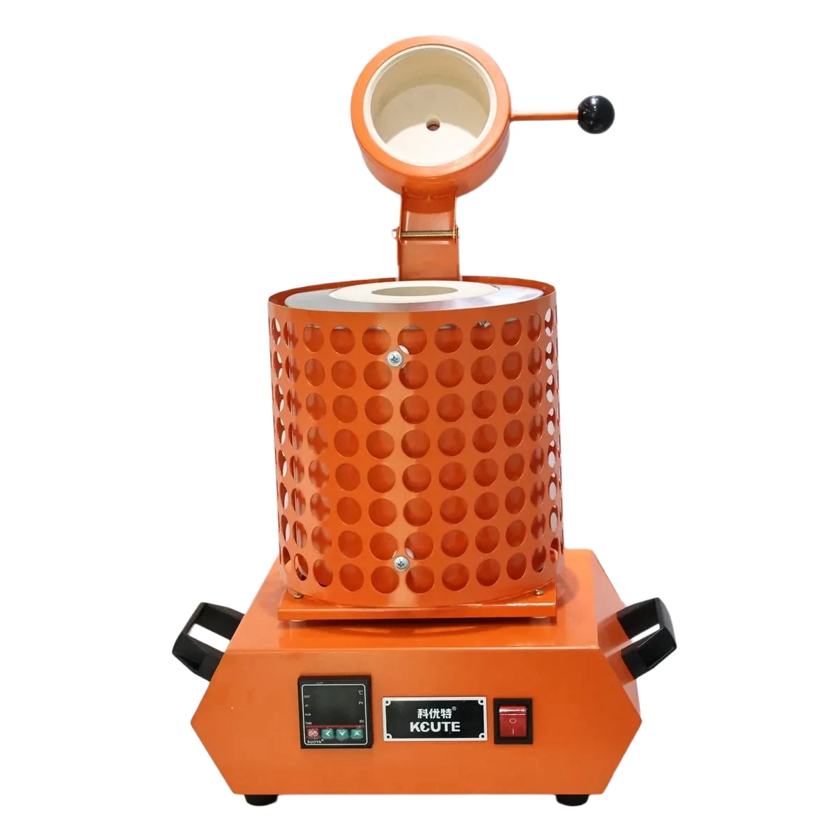 3KG 2000W 1150°C Smelting Furnace High Temperature Melting Gold Silver Copper Aluminum Melting Furnace
3KG 2000W 1150°C Smelting Furnace High Temperature Melting Gold Silver Copper Aluminum Melting Furnace