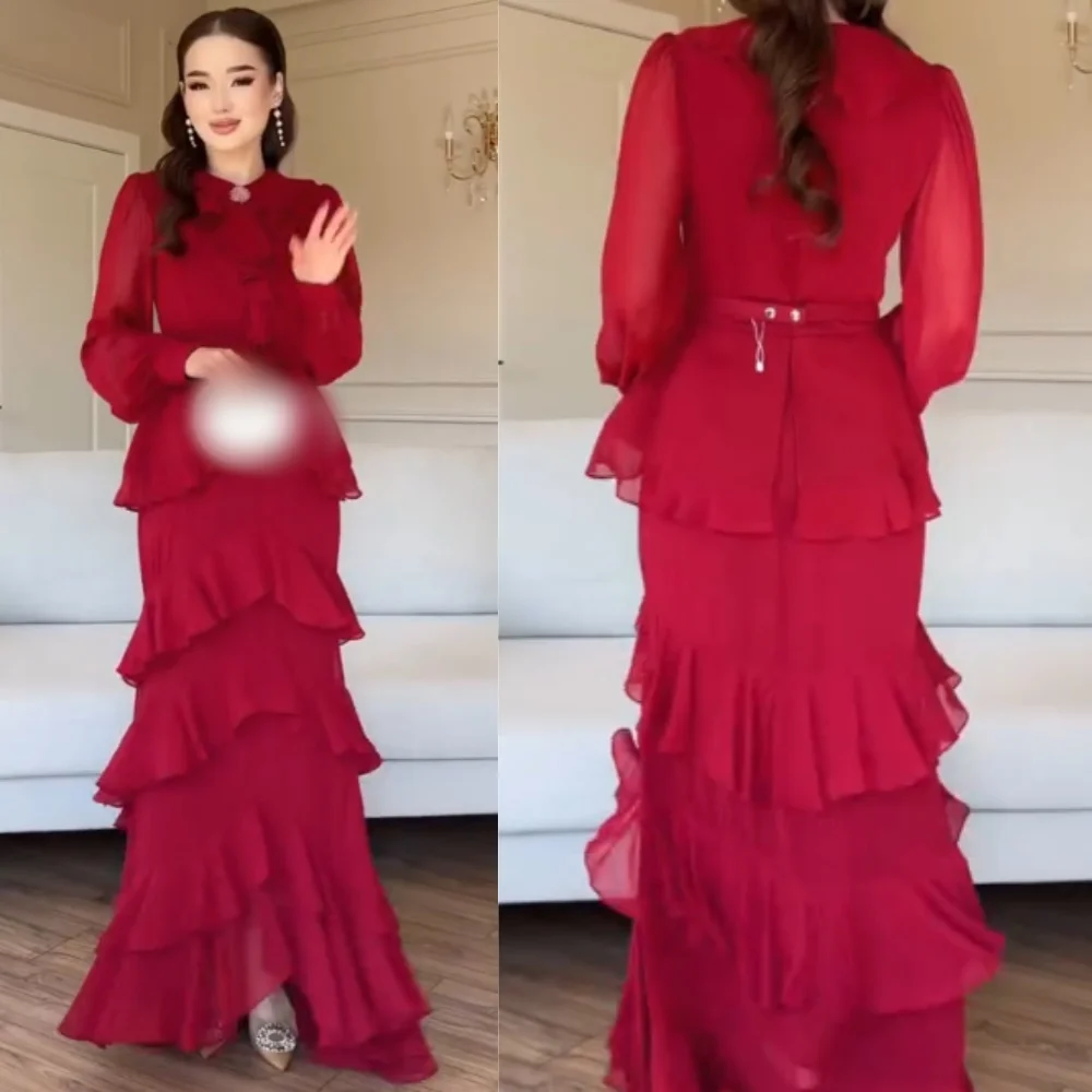 Customized Exquisite Intricate Organza Pleat Trumpet Scoop Neck Long Dresses Bespoke Occasion Simple Retro
Customized Exquisite Intricate Organza Pleat Trumpet Scoop Neck Long Dresses Bespoke Occasion Simple Retro