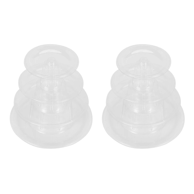 AOAO-2X 4 Tiers Round Macaron Tower Stand Cake Display Rack For Wedding Birthday Decor
AOAO-2X 4 Tiers Round Macaron Tower Stand Cake Display Rack For Wedding Birthday Decor