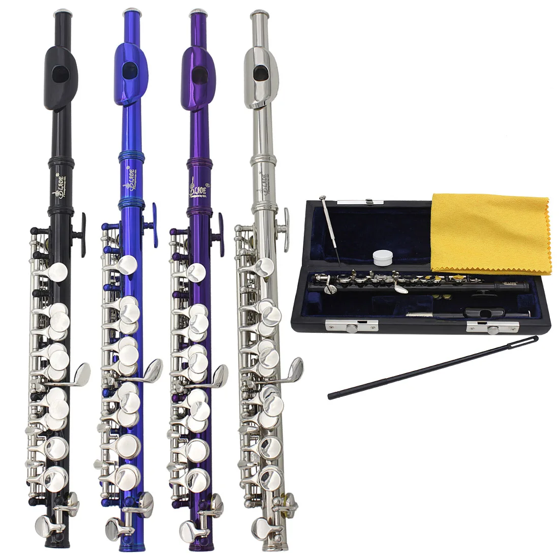 SLADE Piccolo 16 Hole C Key Piccolo Cupronickel Body Half-ize Flute Professional Woodwind Musical Instrument With Piccolo Case