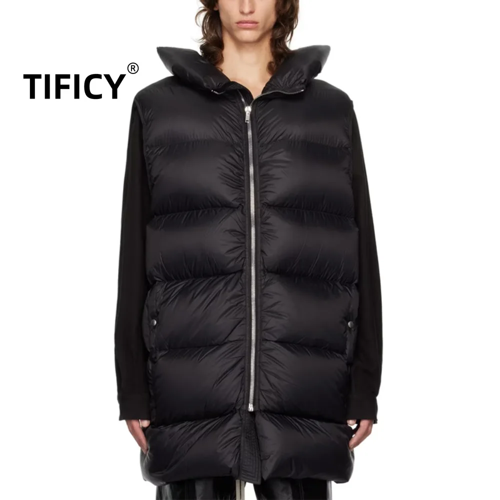 Dark RO Style Down Vest Autumn and Winter Stand Up Collar Sleeveless Men's Keep Warm and Cozy Down Jacket Unisex Vest
Dark RO Style Down Vest Autumn and Winter Stand Up Collar Sleeveless Men's Keep Warm and Cozy Down Jacket Unisex Vest