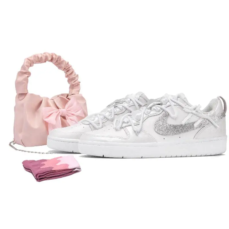 【Customize】Nike Court Borough Skateboarding Shoes Women's Sneakers shoes DQ5979-100
【Customize】Nike Court Borough Skateboarding Shoes Women's Sneakers shoes DQ5979-100