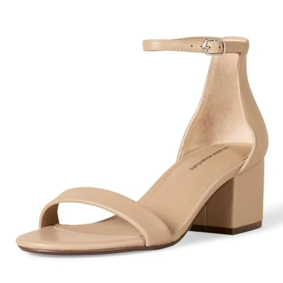 Women's Two Strap Ankle Strap Block Heel Sandal
Women's Two Strap Ankle Strap Block Heel Sandal