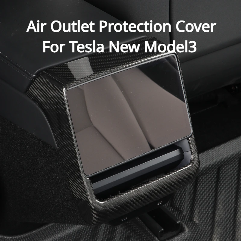 For Tesla New Model3 2024 Air Outlet Protection Cover Real Carbon Fiber Rear Outlet Frame Cover for Model3+ Highland Accessories
For Tesla New Model3 2024 Air Outlet Protection Cover Real Carbon Fiber Rear Outlet Frame Cover for Model3+ Highland Accessories