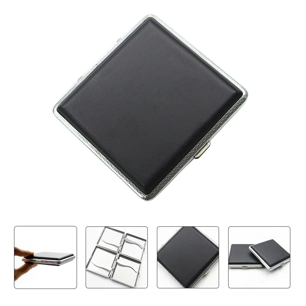 1pc Premium Metal Cigarette Case Design Durable Portable Pocket Size Crush Water Resistant Smoke Holder for Men Travel
1pc Premium Metal Cigarette Case Design Durable Portable Pocket Size Crush Water Resistant Smoke Holder for Men Travel
