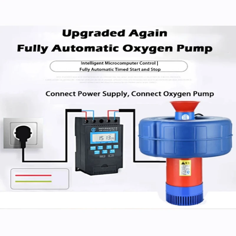 Aquaculture Oxygen Supply Tool Fully Automatic Large Fish Pond Aerator - 220v High-power Oxygen Pump for Fish Pond
Aquaculture Oxygen Supply Tool Fully Automatic Large Fish Pond Aerator - 220v High-power Oxygen Pump for Fish Pond