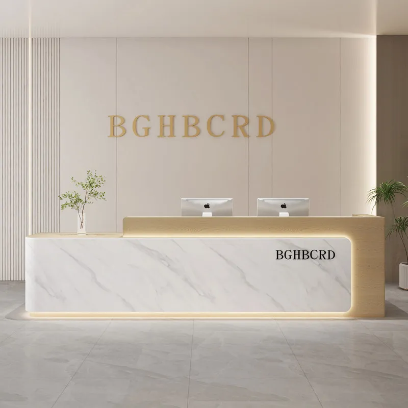 Light Luxury Display Reception Desks Welcome Service Commericial Checkout Reception Desks Elegant Oval Bureau Office Furniture
Light Luxury Display Reception Desks Welcome Service Commericial Checkout Reception Desks Elegant Oval Bureau Office Furniture