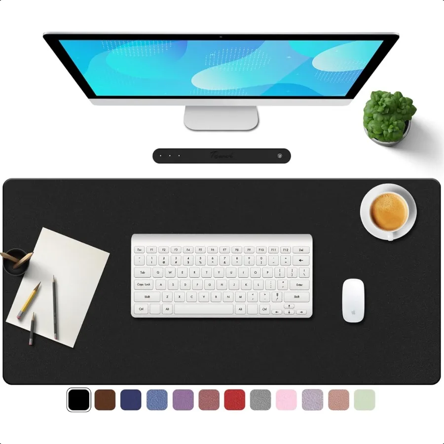 PU Leather Desk Pad with Suede Base MultiColor NonSlip Mouse Pad 32 x 16 Waterproof Desk Writing Mat Large Desk Blotter Protect
PU Leather Desk Pad with Suede Base MultiColor NonSlip Mouse Pad 32 x 16 Waterproof Desk Writing Mat Large Desk Blotter Protect
