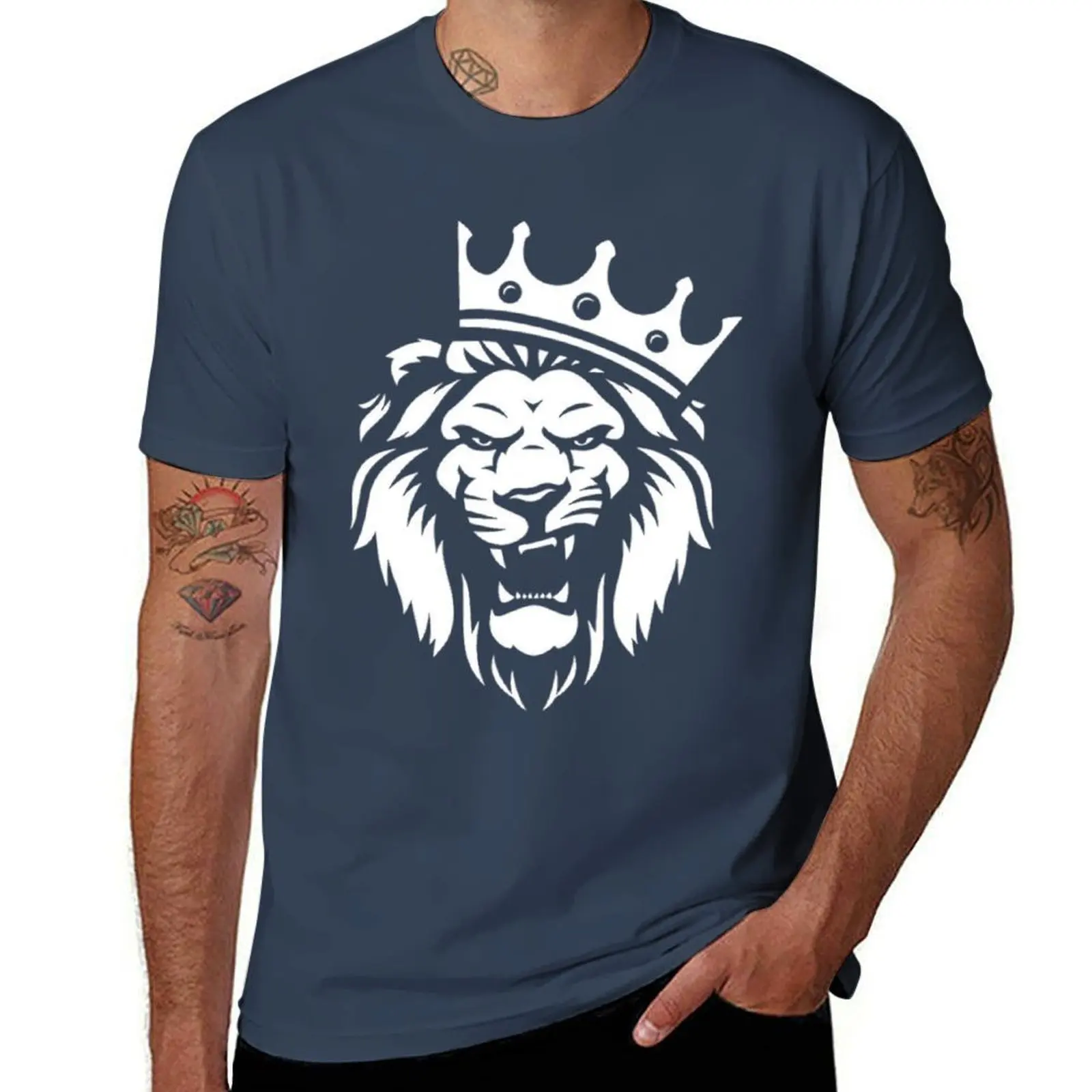 King Lion T-Shirt Casual Minimalist Short Sleeve Top
King Lion T-Shirt Casual Minimalist Short Sleeve Top
