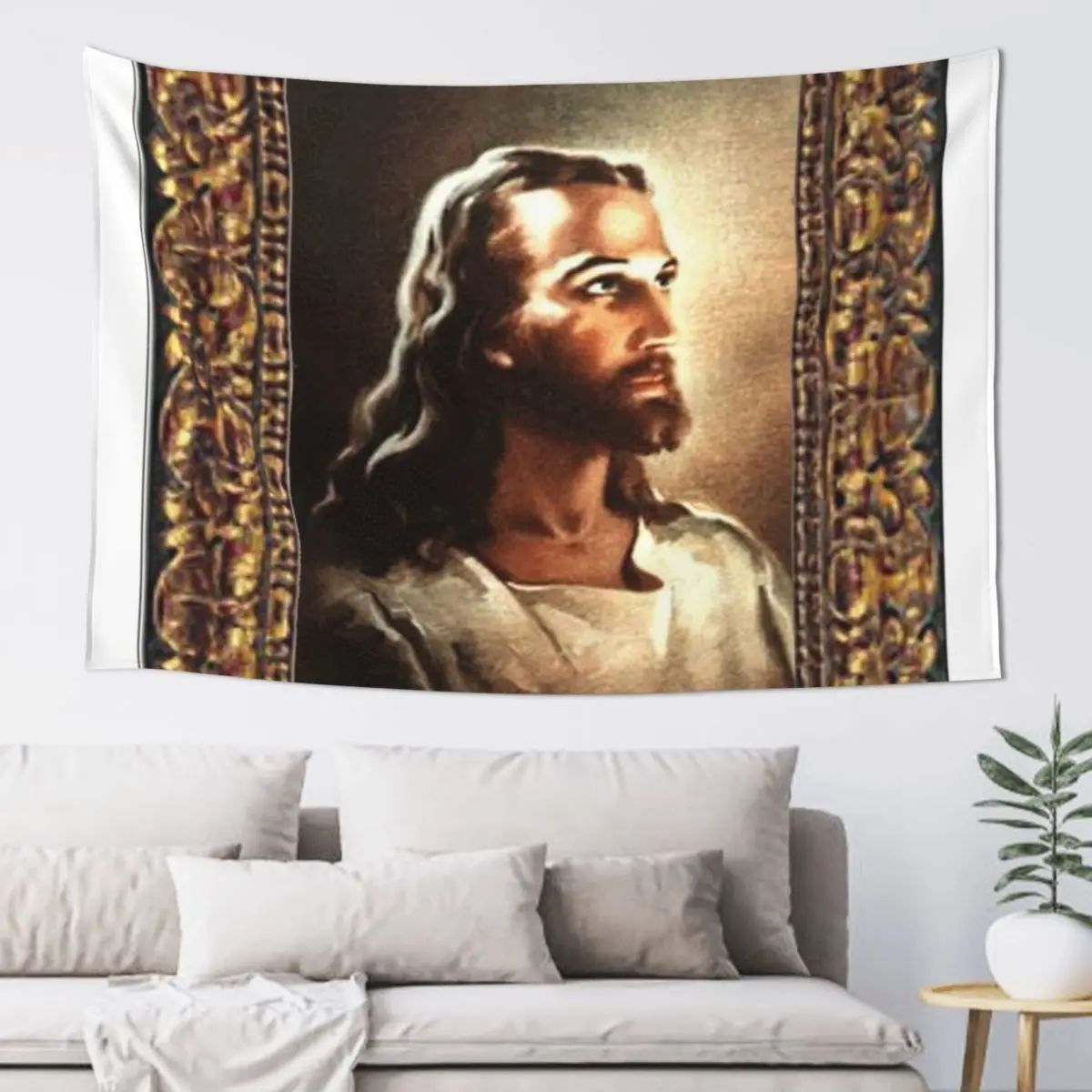 WARNER SALLMAN'S JESUS FRAMED Tapestry Wall Decorations Decorative Paintings Mushroom Tapestry
WARNER SALLMAN'S JESUS FRAMED Tapestry Wall Decorations Decorative Paintings Mushroom Tapestry