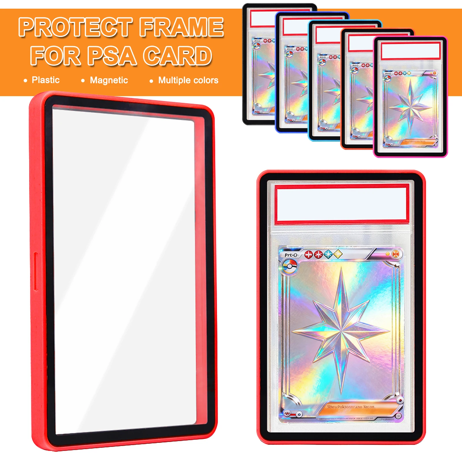 6pcs/set NEW Trading Card Slab Protector fitfor P-S-A Rating Card Brick Case 35PT Plastic Frame + Acrylic Panel
6pcs/set NEW Trading Card Slab Protector fitfor P-S-A Rating Card Brick Case 35PT Plastic Frame + Acrylic Panel