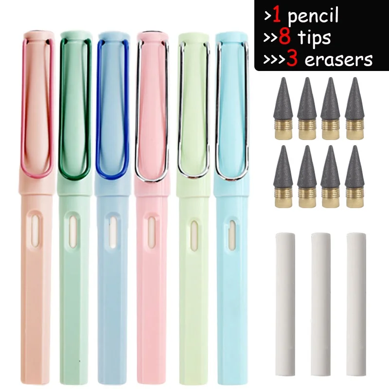 12PCS eternal pencil set HB students Eternal Pencil Set Cute Pencils With Eraser Art Sketch Painting School Stationpencil tip
12PCS eternal pencil set HB students Eternal Pencil Set Cute Pencils With Eraser Art Sketch Painting School Stationpencil tip