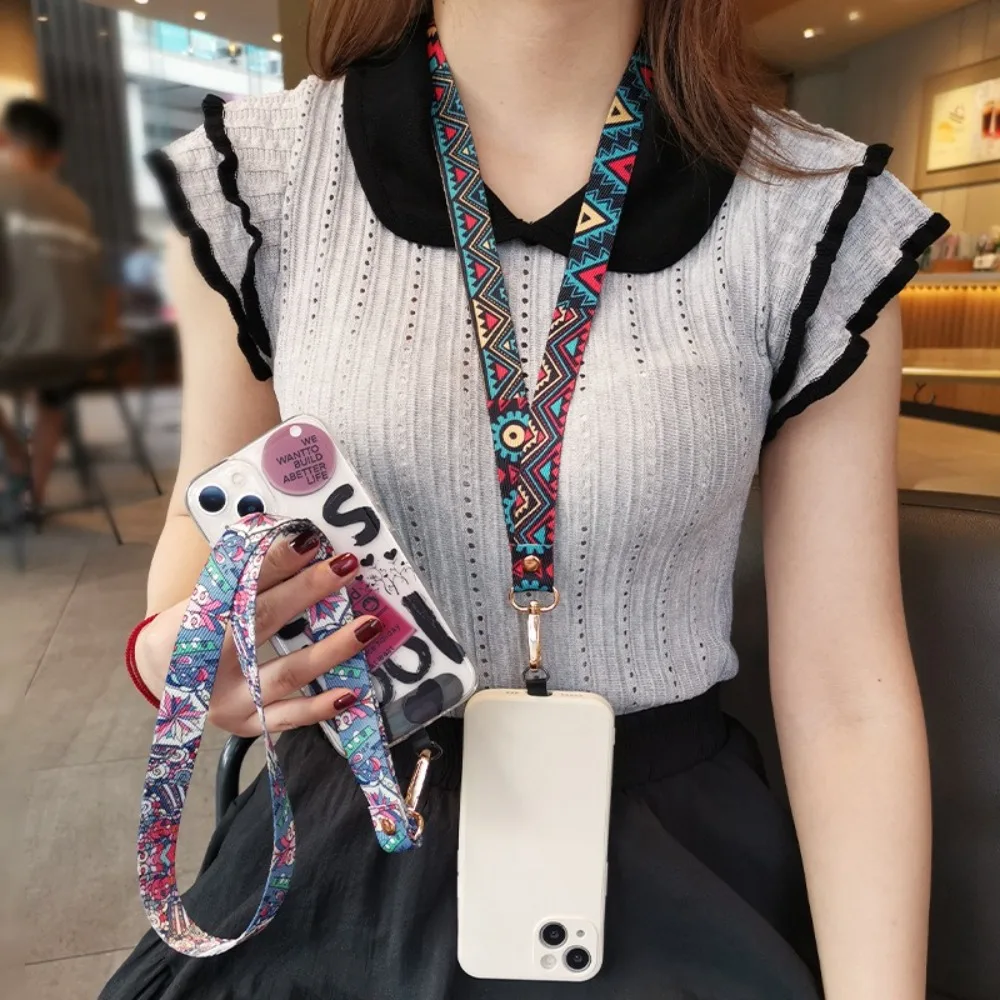 Universal Retro Pattern Mobile Phone Strap Adjustable Anti-lost Crossbody Long Straps Nylon Neck Hanging Phone Lanyard
Universal Retro Pattern Mobile Phone Strap Adjustable Anti-lost Crossbody Long Straps Nylon Neck Hanging Phone Lanyard