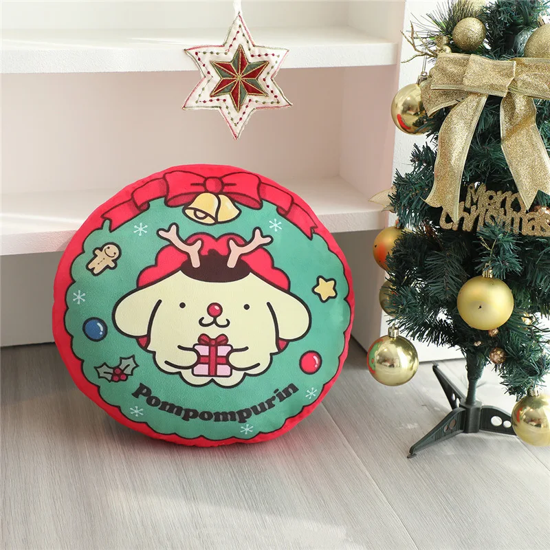 Cute Kurome Pacha Dog Round Pillow Cartoon Nap Pillow Cushion Sanrio Christmas Wreath Series Doll christmas gift
Cute Kurome Pacha Dog Round Pillow Cartoon Nap Pillow Cushion Sanrio Christmas Wreath Series Doll christmas gift