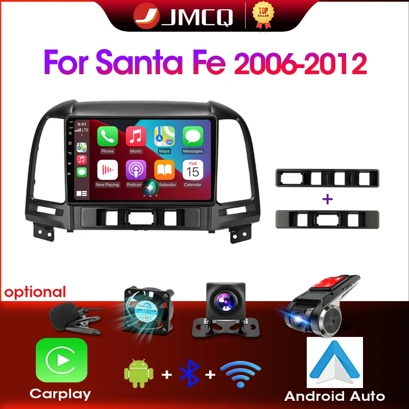 JMCQ 2 din Android DSP Car Radio Multimidia Video Player Navigation GPS For Hyundai Santa Fe 2 2006-2012 2din Head Unit Carplay
JMCQ 2 din Android DSP Car Radio Multimidia Video Player Navigation GPS For Hyundai Santa Fe 2 2006-2012 2din Head Unit Carplay