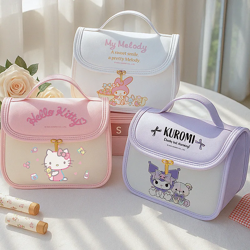 Sanrio Hello Kitty Makeup Bag Women's Cosmetics Storage Bag Handbag Portable Large Capacity Storage Bag Cute Bathing Bag Gift
Sanrio Hello Kitty Makeup Bag Women's Cosmetics Storage Bag Handbag Portable Large Capacity Storage Bag Cute Bathing Bag Gift