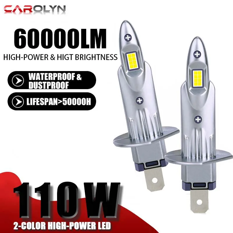 Carolyn 2pcs H1 LED Headlights 110W High Power White Light H4 H7 H11 HB3 HB4 Canbus Plug&Play Waterproof Automotive Modification
Carolyn 2pcs H1 LED Headlights 110W High Power White Light H4 H7 H11 HB3 HB4 Canbus Plug&Play Waterproof Automotive Modification