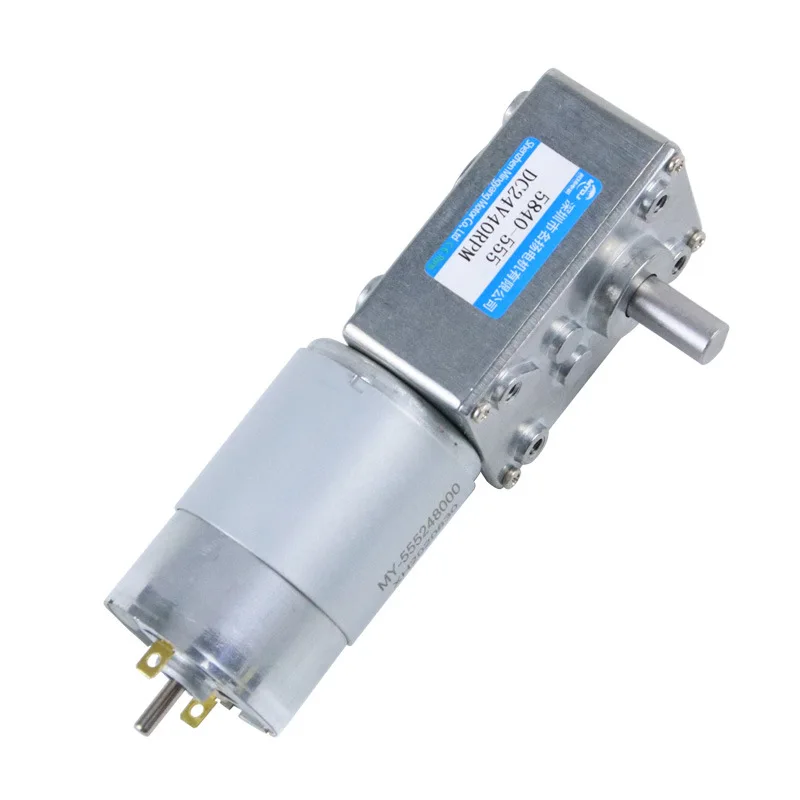 5840-555 DC Motor Turbo Worm Reducer Motor 12V24V 11RPM-470RPM Miniature Brushed DC Motor
5840-555 DC Motor Turbo Worm Reducer Motor 12V24V 11RPM-470RPM Miniature Brushed DC Motor