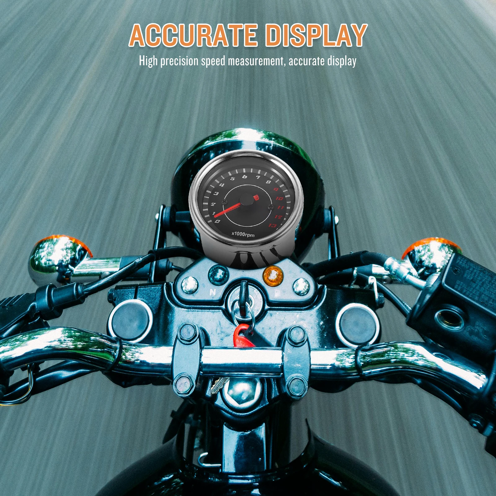 Universal Motorcycle Speedometer Motorbike Tachometer Modified Gauge Durable Design Easy Installation Clear Display Vintage
Universal Motorcycle Speedometer Motorbike Tachometer Modified Gauge Durable Design Easy Installation Clear Display Vintage