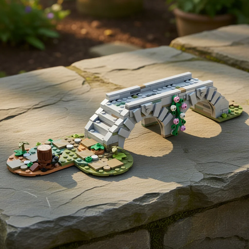 MOC Medieval Stone Bridge Building Blocks Ancient Arch Bridge Model Bricks Street View for Adult Hobbyist Home Decor DIY Gift
MOC Medieval Stone Bridge Building Blocks Ancient Arch Bridge Model Bricks Street View for Adult Hobbyist Home Decor DIY Gift