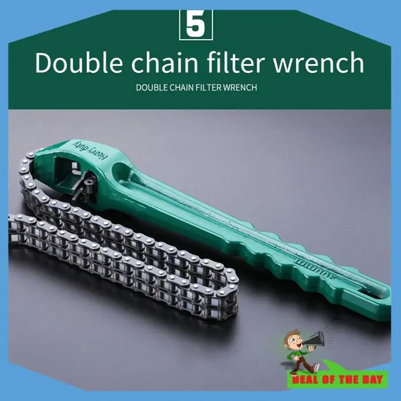 New Arrival Chain Wrench Tool Adjustable Oil Filter Puller Strap Universal Ergonomic Handle Grip Wrench Chain Spanner Easy To Us
New Arrival Chain Wrench Tool Adjustable Oil Filter Puller Strap Universal Ergonomic Handle Grip Wrench Chain Spanner Easy To Us