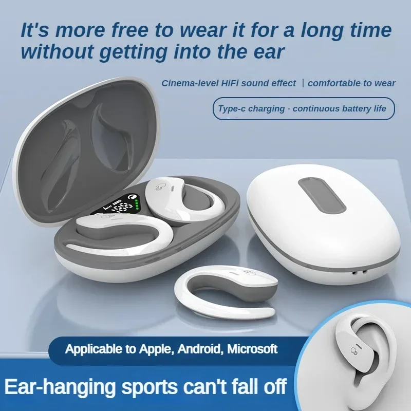 Wireless Headphones IPX5 Waterproof Earbuds With Mic HD Call HiFi Music Earphone Bone Conduction Sports Bluetooth Headset TWS
Wireless Headphones IPX5 Waterproof Earbuds With Mic HD Call HiFi Music Earphone Bone Conduction Sports Bluetooth Headset TWS