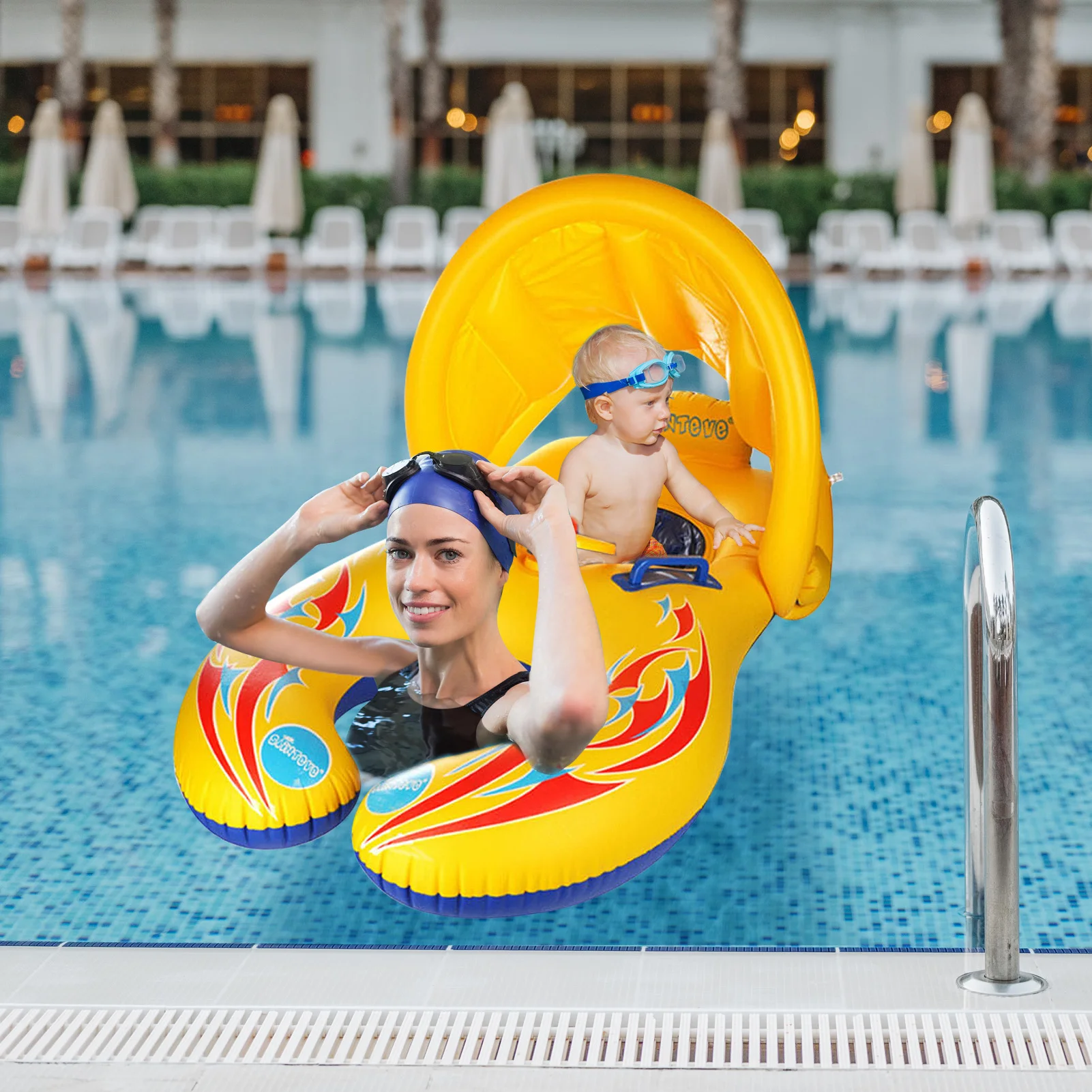 New Iatable Swimming Ring Toddler Swim Boat Swimming Training Summer Baby Child Swimming Pool Water Seat With Sun Canopy
New Iatable Swimming Ring Toddler Swim Boat Swimming Training Summer Baby Child Swimming Pool Water Seat With Sun Canopy
