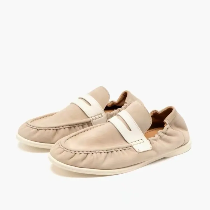 Women's First-layer Cowhide Doudou Shoes New Matte Leather Trend Light Comfortable Slip-on Casual Loafers Flat
Women's First-layer Cowhide Doudou Shoes New Matte Leather Trend Light Comfortable Slip-on Casual Loafers Flat
