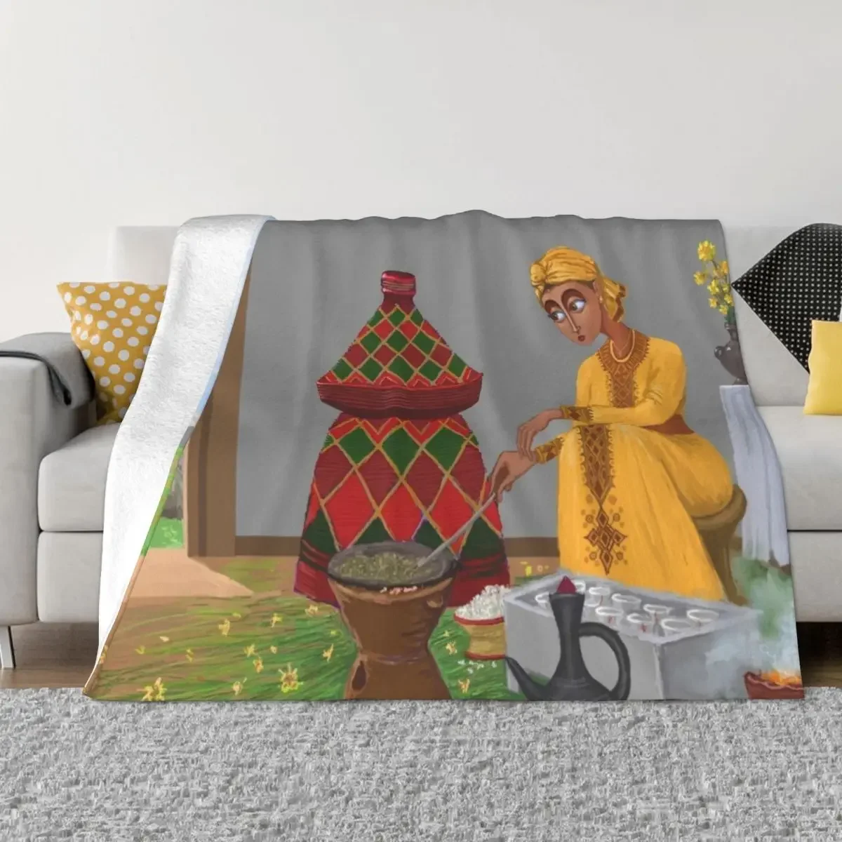 Ethiopian Painting Art Blanket Fleece All Season Multifunction Lightweight Thin Throw Blankets for Sofa Office Bedspreads
Ethiopian Painting Art Blanket Fleece All Season Multifunction Lightweight Thin Throw Blankets for Sofa Office Bedspreads