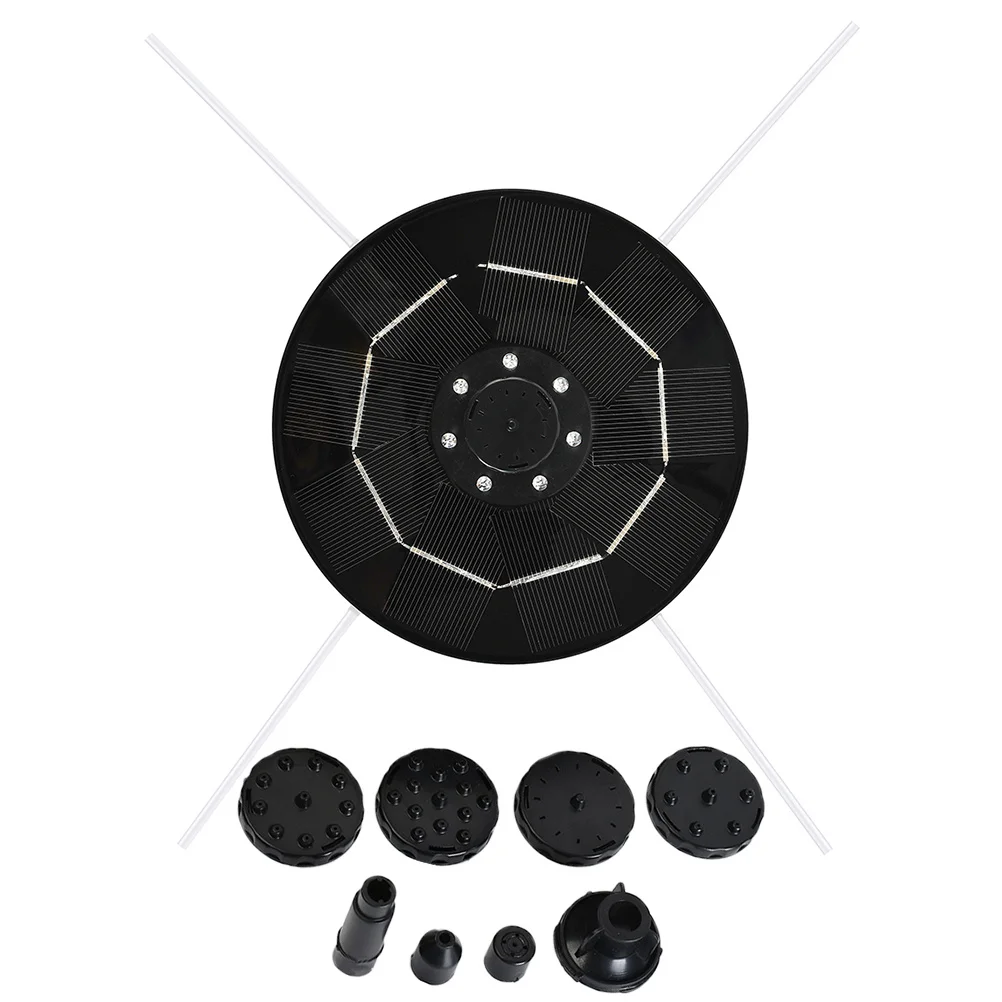 1Set Garden Solar Fountain Round Floating Solar Powered Fountain Pump for Pond Pool Oxygen Aeration Bird Bath Outdoor Decor
1Set Garden Solar Fountain Round Floating Solar Powered Fountain Pump for Pond Pool Oxygen Aeration Bird Bath Outdoor Decor