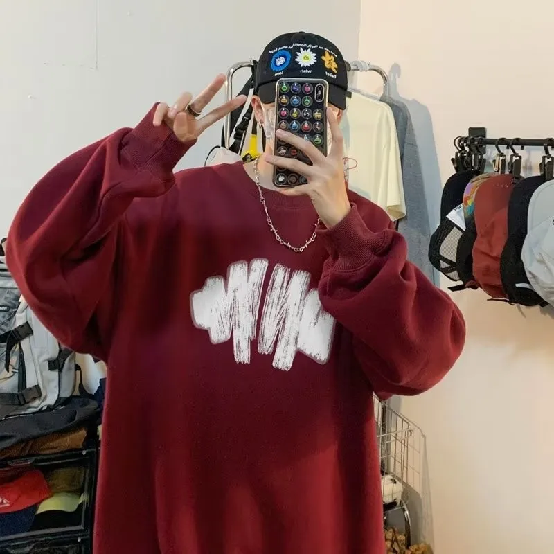 M-8XL Autumn Men Oversized Sweatshirts Fashion Loose Minimalist Graffiti Brain Print Long Sleeve Plus Velvet Couple Clothes
M-8XL Autumn Men Oversized Sweatshirts Fashion Loose Minimalist Graffiti Brain Print Long Sleeve Plus Velvet Couple Clothes