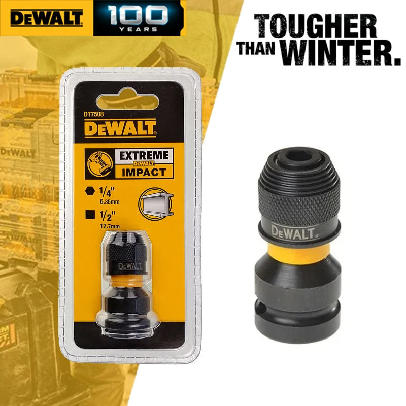 DEWALT DT7508-QZ Impact Wrench Suitable For 1/2 "Square Head To 1/4" Hex Adapter Accessory Ratchet Wrench Drive Converter DT7508
DEWALT DT7508-QZ Impact Wrench Suitable For 1/2 "Square Head To 1/4" Hex Adapter Accessory Ratchet Wrench Drive Converter DT7508