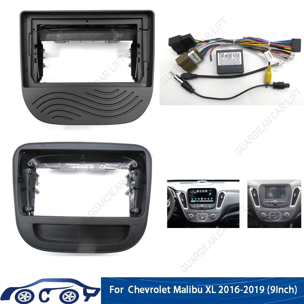 9 Inch Car Radio Fascia For Chevrolet Malibu 2016-2019 Android Stereo Frame Panel With Cable Canbus Decoding
9 Inch Car Radio Fascia For Chevrolet Malibu 2016-2019 Android Stereo Frame Panel With Cable Canbus Decoding
