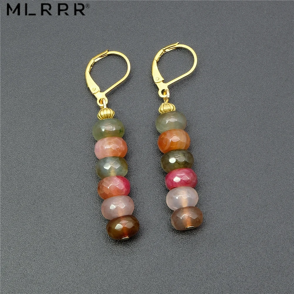 Vintage Classic Natural Agates Stone Jewelry Simple Cute 5*8 mm Rubies Tourmalines Agates Pendant Drop Earrings for Women
Vintage Classic Natural Agates Stone Jewelry Simple Cute 5*8 mm Rubies Tourmalines Agates Pendant Drop Earrings for Women