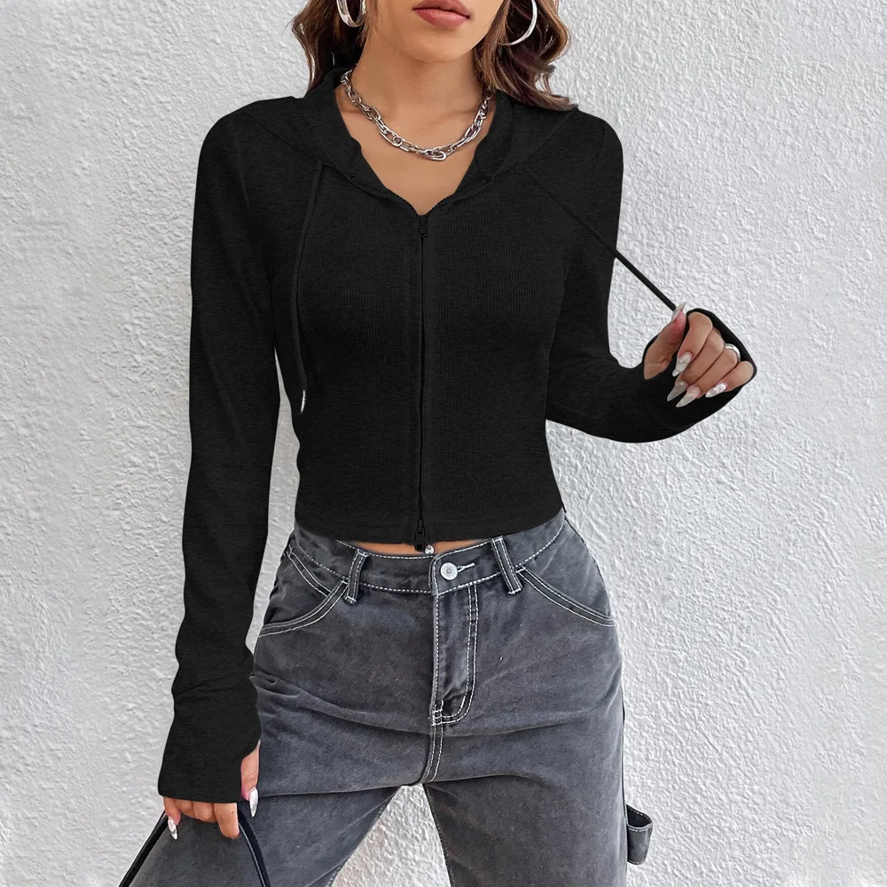 Autumn and Winter New Women's Clothing Street Style Design Sense Zipper Cardigan Jacket Long Sleeved Top
Autumn and Winter New Women's Clothing Street Style Design Sense Zipper Cardigan Jacket Long Sleeved Top