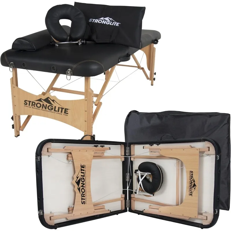 Portable Massage Table Package Olympia - All-In-One Treatment Table w/ Adjustable Face Cradle, Pillow, Half Round Bolster
Portable Massage Table Package Olympia - All-In-One Treatment Table w/ Adjustable Face Cradle, Pillow, Half Round Bolster