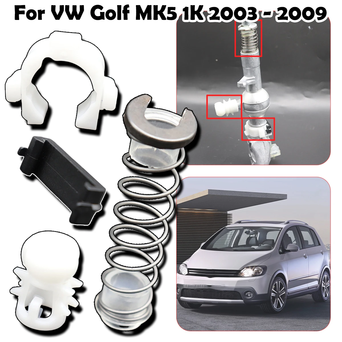 For VW Golf MK5 1K 2003 - 2009 Gear Shifter Selector Lever Shaft Gear Stick Spring Bushing Shift Issue Fix Linkage End Rebuild
For VW Golf MK5 1K 2003 - 2009 Gear Shifter Selector Lever Shaft Gear Stick Spring Bushing Shift Issue Fix Linkage End Rebuild