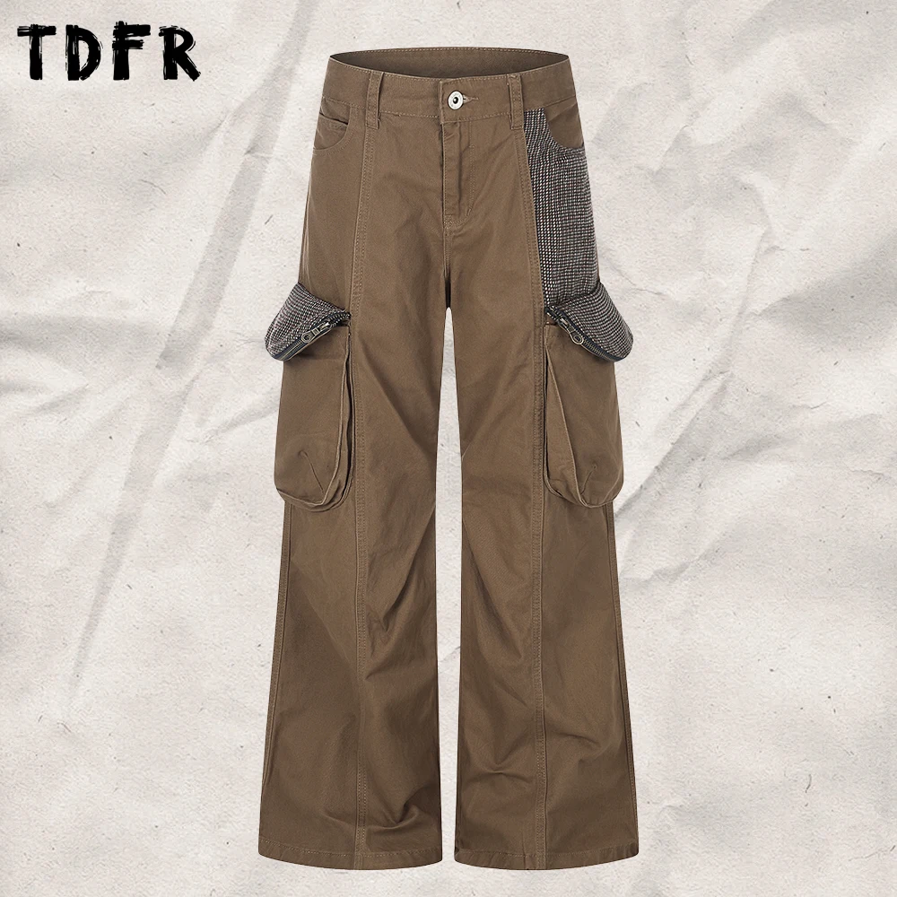 Multi-Pocket Cargo Pants Mens Vintage Patchwork Loose Casual Straight-leg Trousers Man
Multi-Pocket Cargo Pants Mens Vintage Patchwork Loose Casual Straight-leg Trousers Man