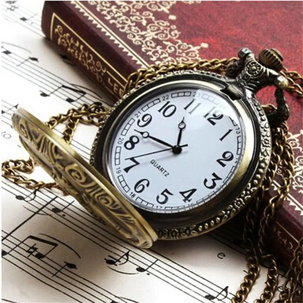 Vintage Classic Steampunk Train Quartz Pocket Watch with Necklace Chain Pendant Souvenir Gift Clock for Male Men and Kids
Vintage Classic Steampunk Train Quartz Pocket Watch with Necklace Chain Pendant Souvenir Gift Clock for Male Men and Kids