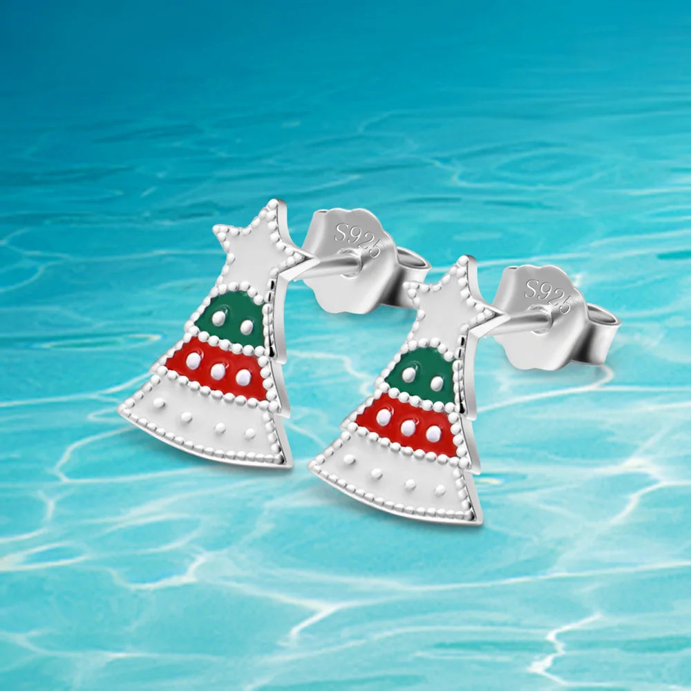 Fashion Christmas Tree Stud Earrings For Women 925 Sterling Silver Color Charm Earrings Lady Festival Accessories
Fashion Christmas Tree Stud Earrings For Women 925 Sterling Silver Color Charm Earrings Lady Festival Accessories
