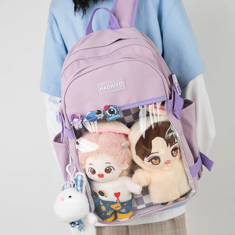 Прозрачный Ita Mochila большой емкости Mochilas Mujer, оригинальная сумка, молодежный повседневный рюкзак, сумки разных стилей для женщин
Прозрачный Ita Mochila большой емкости Mochilas Mujer, оригинальная сумка, молодежный повседневный рюкзак, сумки разных стилей для женщин
