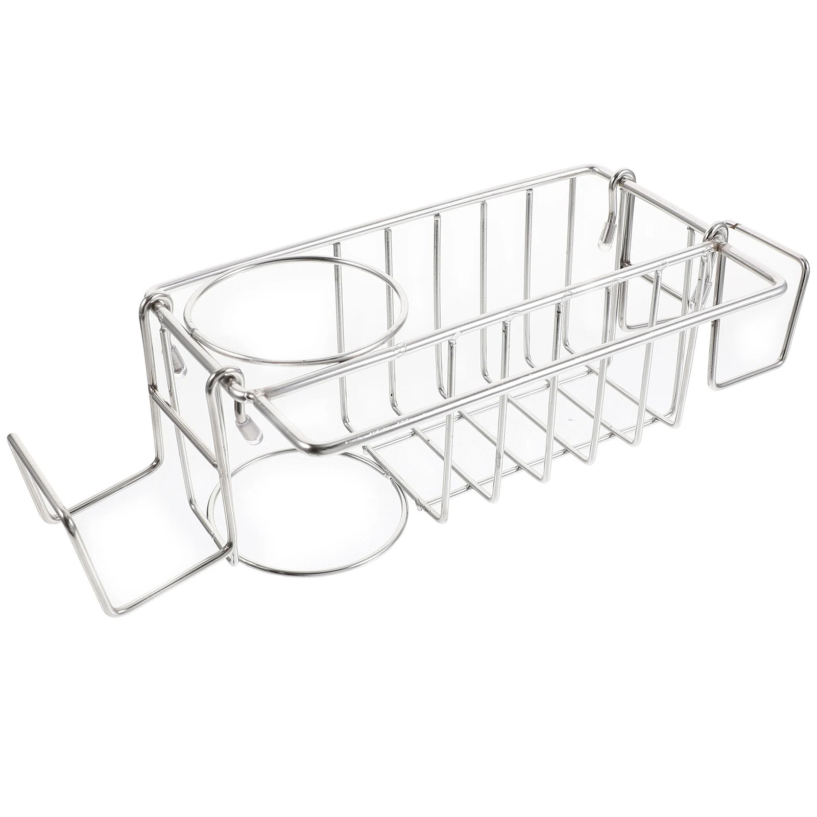 Stainless Steel Kitchen Sink Sponge Holder Drainer Basket with Wall Mount for Sponge Soap Brush Dishcloth Storage Rack
Stainless Steel Kitchen Sink Sponge Holder Drainer Basket with Wall Mount for Sponge Soap Brush Dishcloth Storage Rack