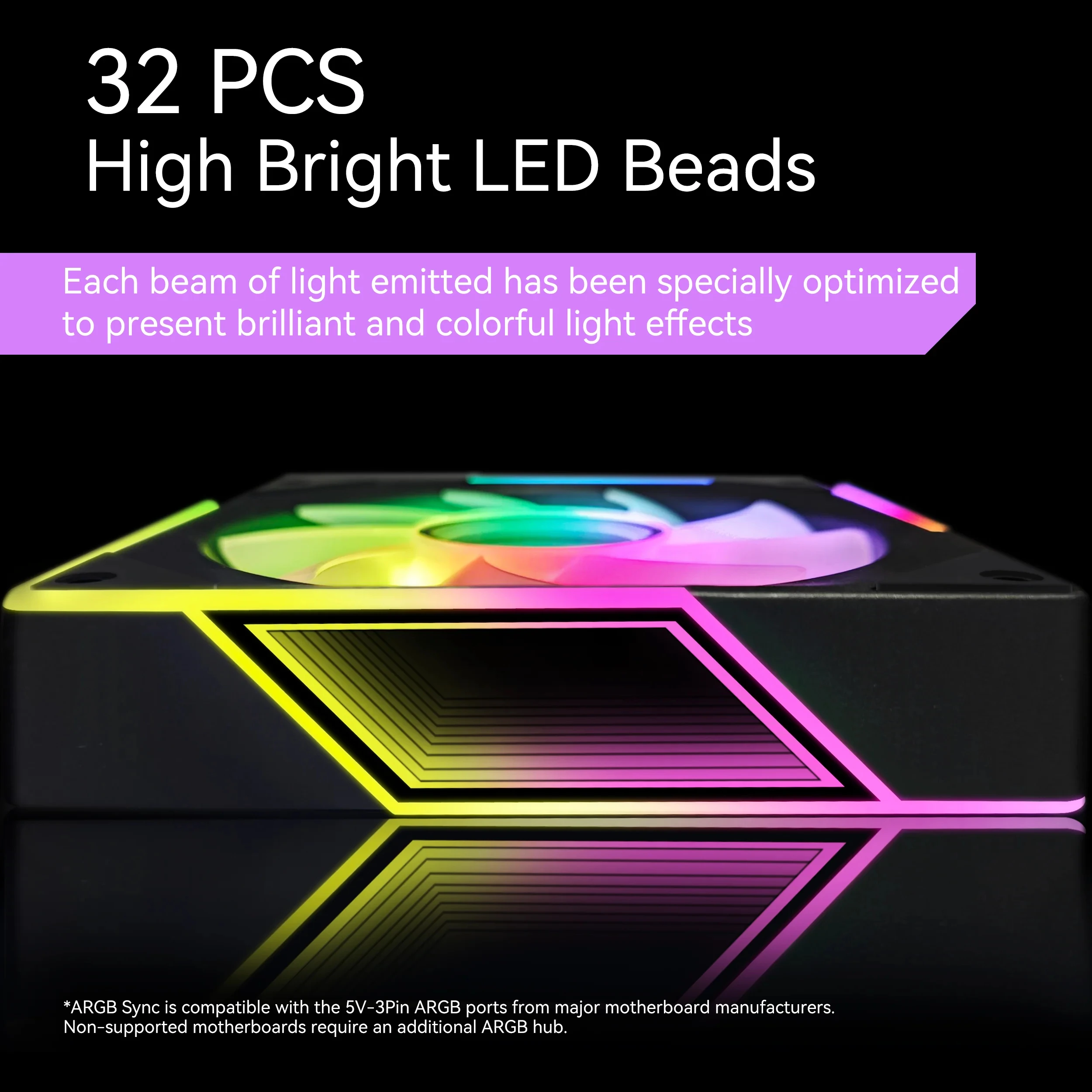 12025 PC Case Fan 120mm 5V 3Pin ARGB Cyclic Mirror Light Effect PWM 800 to 1550RPM Cooling Fan
12025 PC Case Fan 120mm 5V 3Pin ARGB Cyclic Mirror Light Effect PWM 800 to 1550RPM Cooling Fan