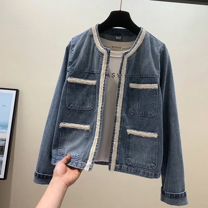 Fashion Jeans Jackets Female Casual Overcoat Female Jacket Outerwear Tops 2025 New Autumn Women Denim Jacket Long Sleeves Loose
Fashion Jeans Jackets Female Casual Overcoat Female Jacket Outerwear Tops 2025 New Autumn Women Denim Jacket Long Sleeves Loose