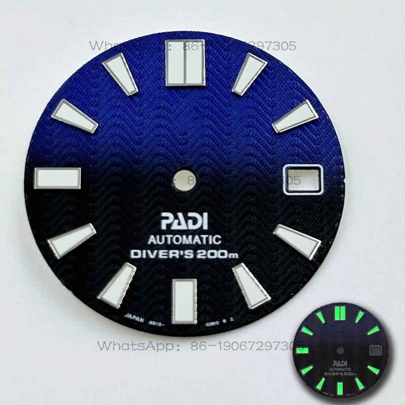 Customized New NH35 Dial Diameter 28.5mm Mechanical Watch Modified NH36 Diving Surface Dial Green Luminous Literal Accessories
Customized New NH35 Dial Diameter 28.5mm Mechanical Watch Modified NH36 Diving Surface Dial Green Luminous Literal Accessories